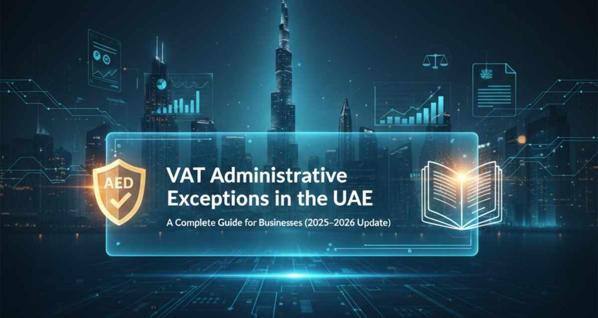 VAT Administrative Exceptions in the UAE