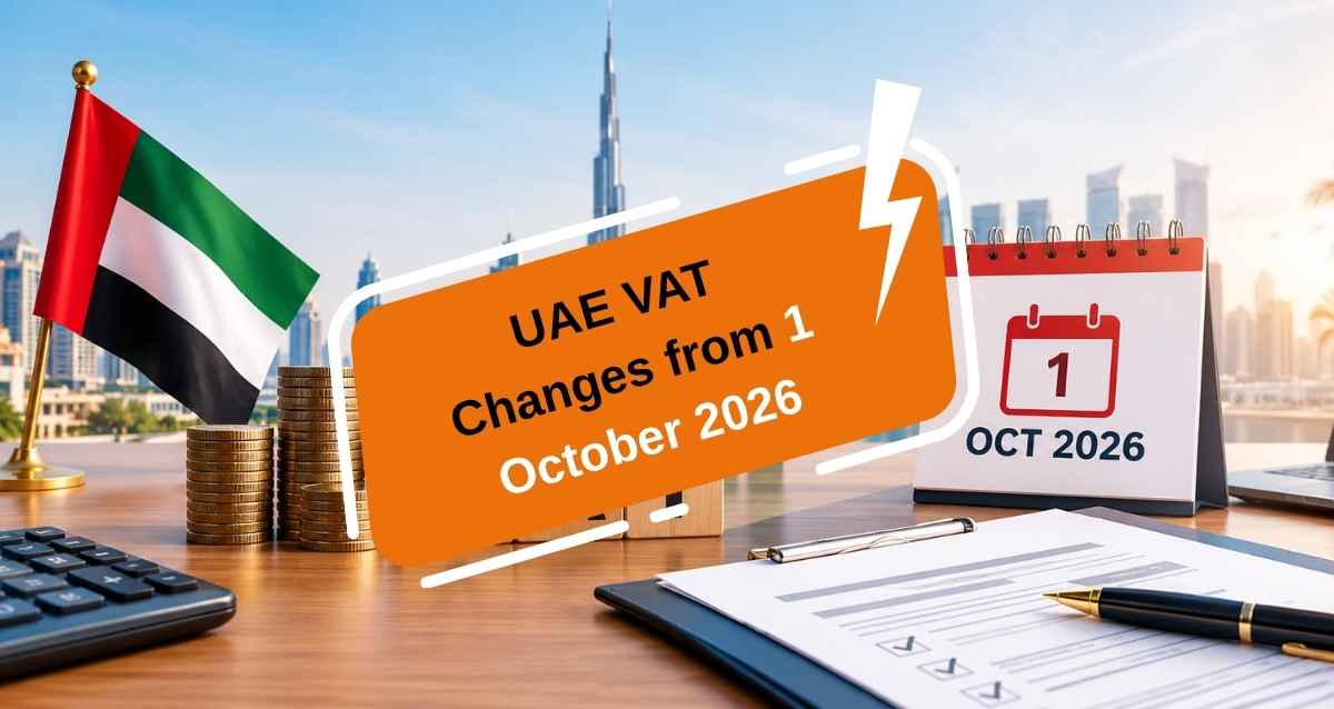 UAE VAT Rule Changes from 1 October 2026